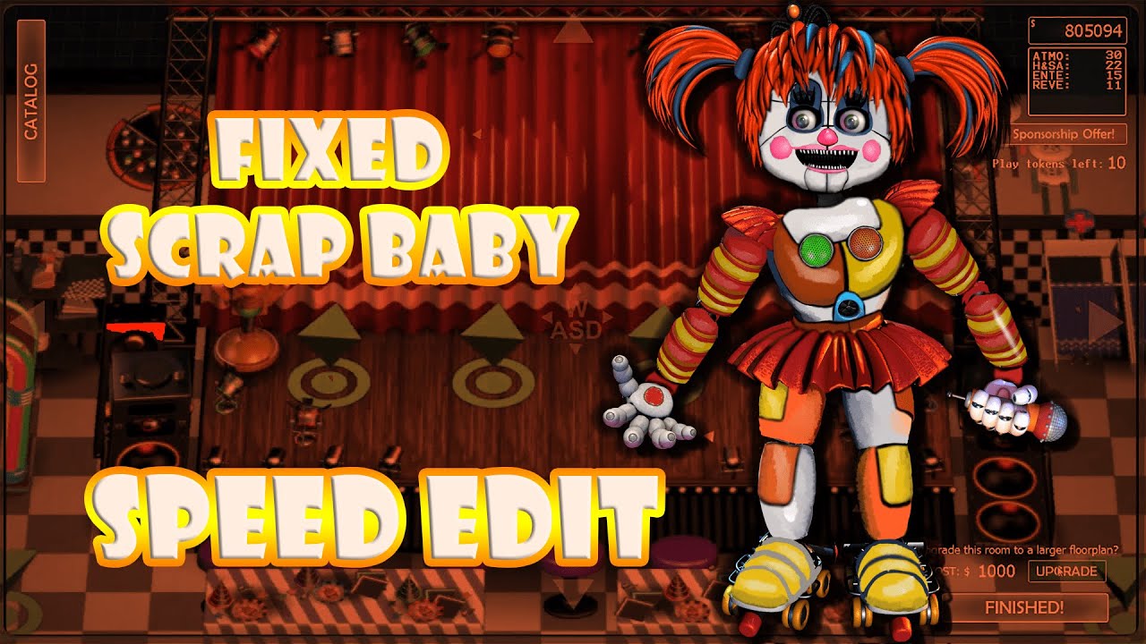 [FNaF 6] Speed Edit - Fixed Scrap Baby