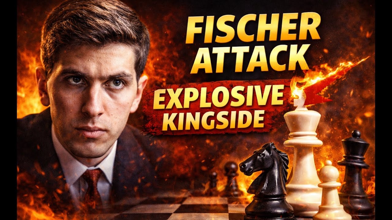 Bobby Fischer’s Explosive Kingside Attack | A Classic Masterpiece (1965)