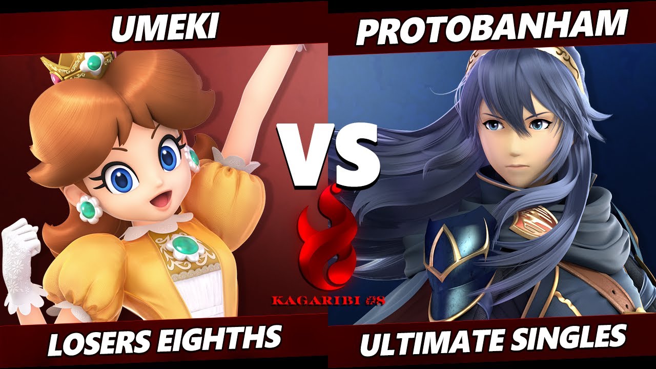 Kagaribi 8 Top 8 - ProtoBanham (Lucina, Min Min) Vs. Umeki (Daisy) SSBU Ultimate Tournament