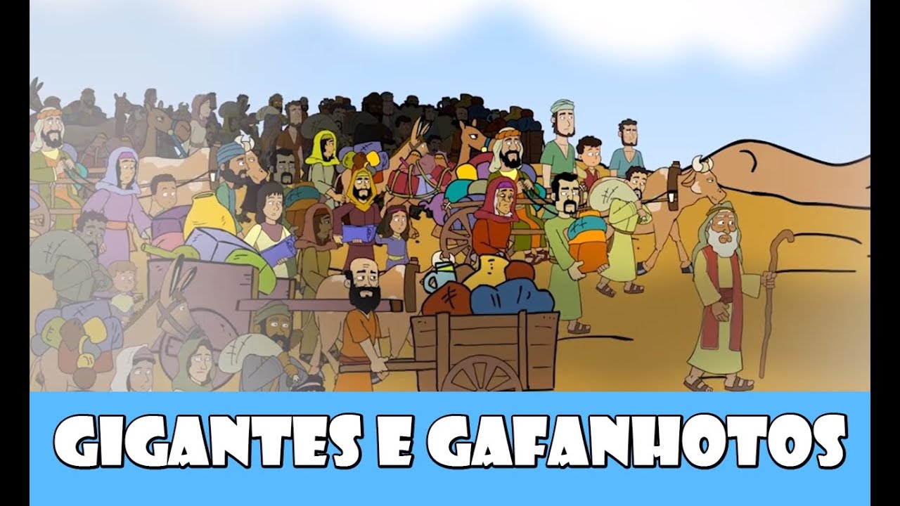 DESENHOS BÍBLICOS - GIGANTES E GAFANHOTOS