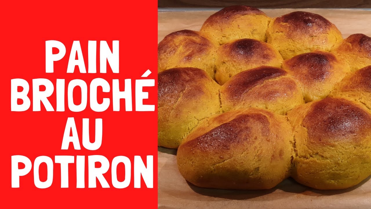 PAIN TRÈS MOELLEUX BRIOCHÉ AU POTIRON