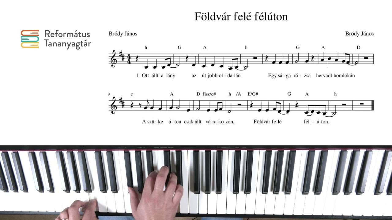 Földvár felé félúton