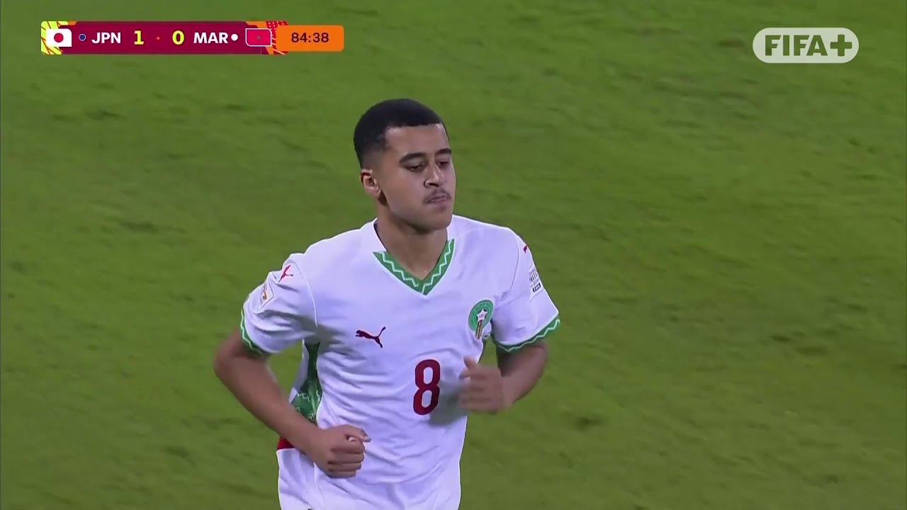 Abdellah Ouazane ('09 🇲🇦) vs. Japan U17 #u17wc