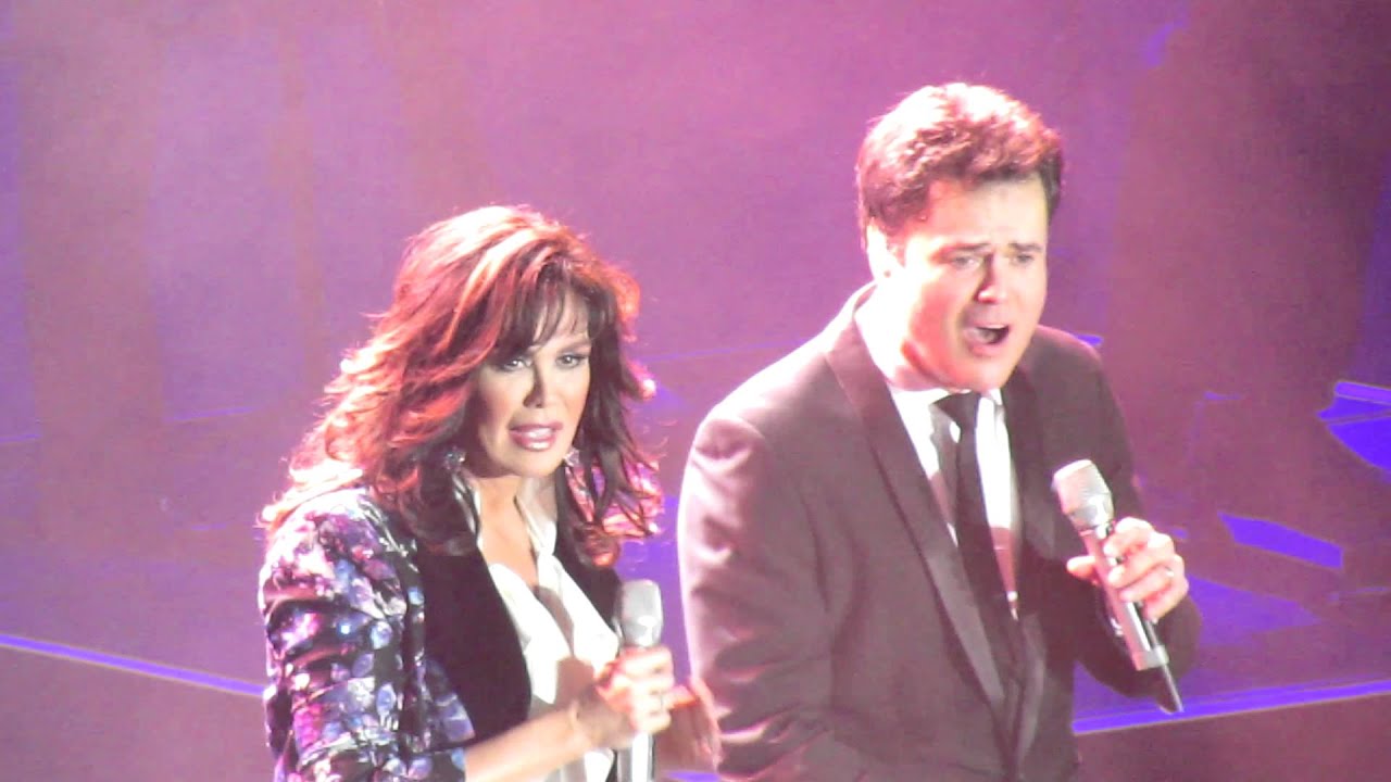 Donny & Marie Osmond Medley Of Hits live at Liverpool Echo Arena 2nd FEB 2013