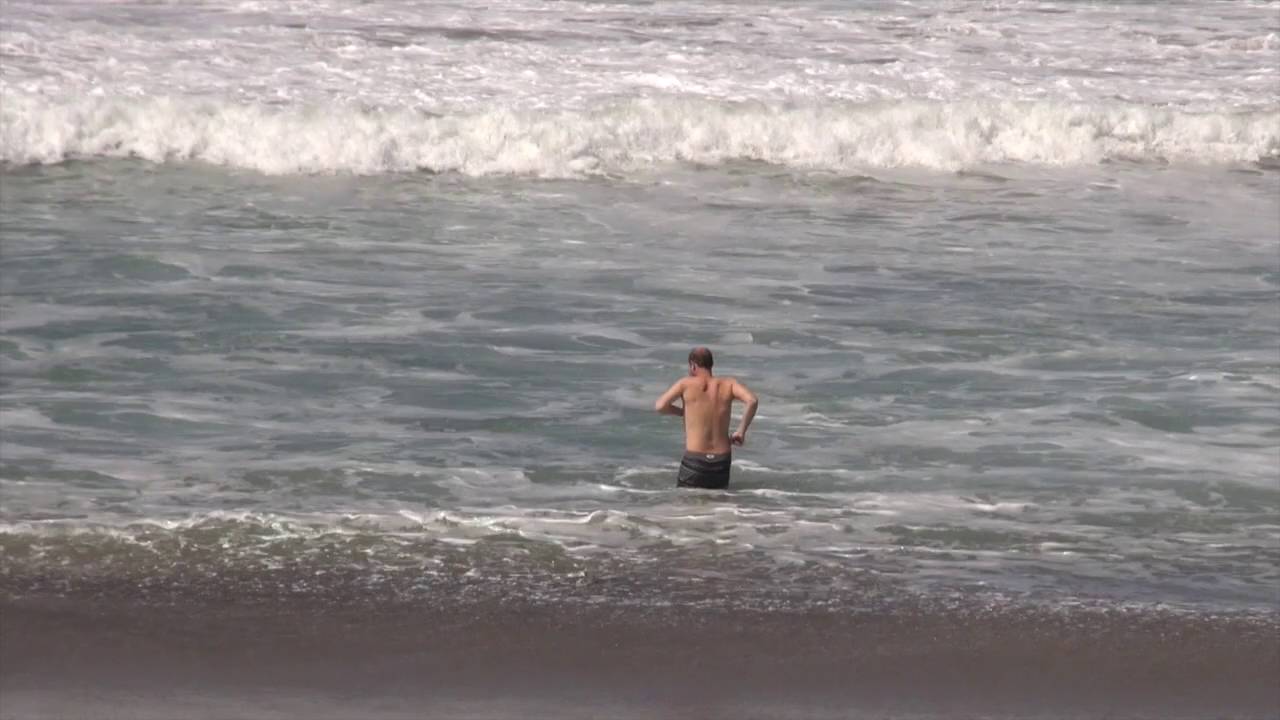 Swimming at Malibu Beach