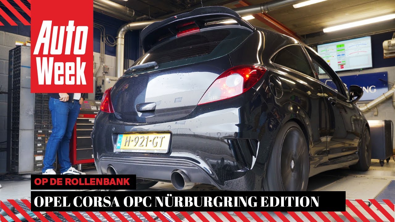 Opel Corsa OPC Nürburgring Edition - Op de Rollenbank