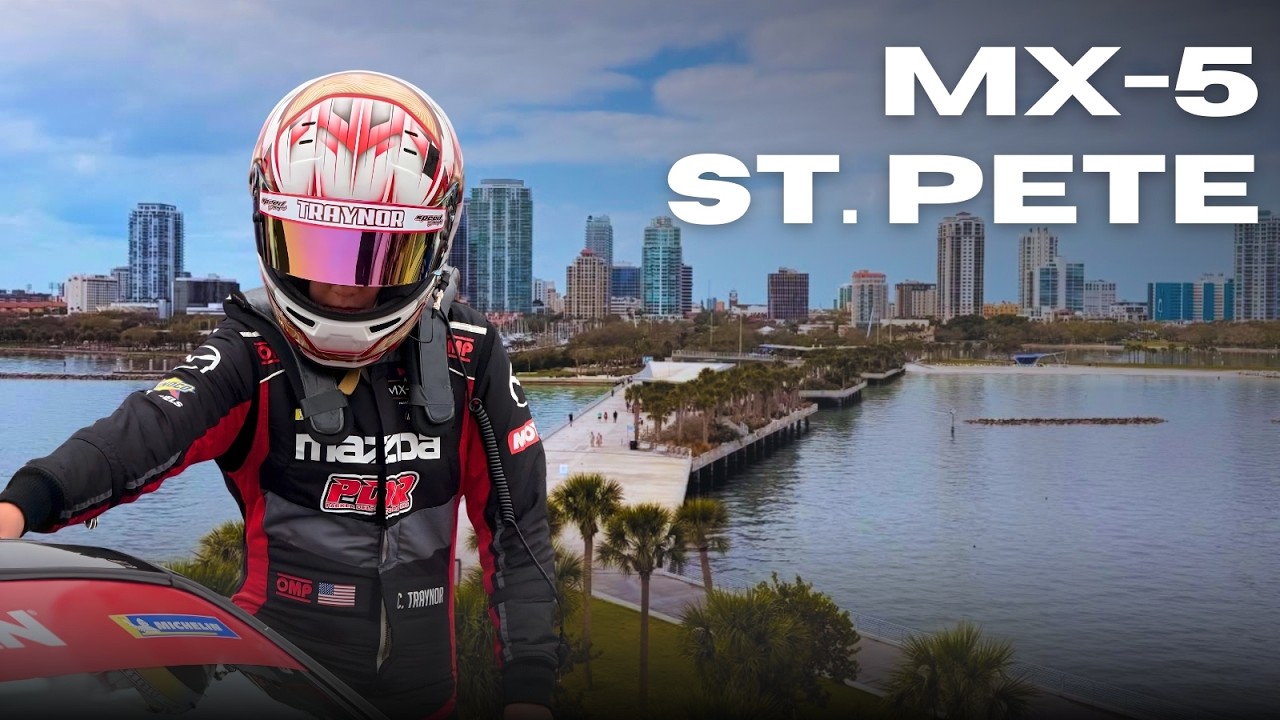 RACING IN THE STREETS OF ST.PETE! | Mazda MX5 Cup vlog
