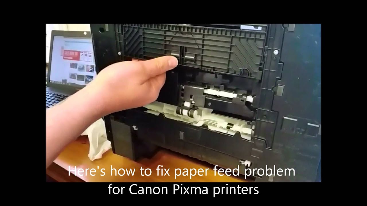 How to fix a Canon paper feed problem