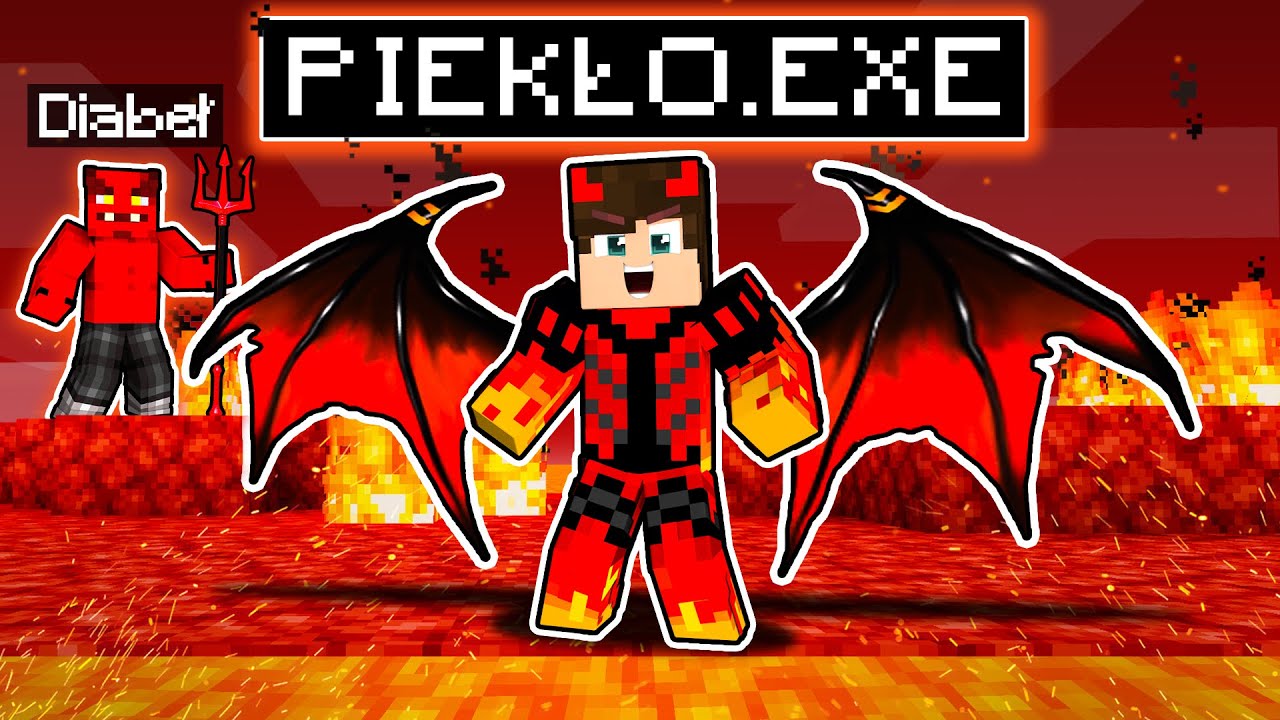 👿🔥 PIEKŁO.EXE w Minecraft! *Zostałem DIABŁEM?!* (trafiłem do PIEKŁA w Minecraft)