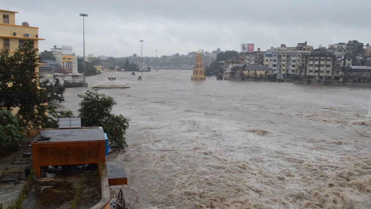 Godavari river overflows, water level up in Gangapur dam