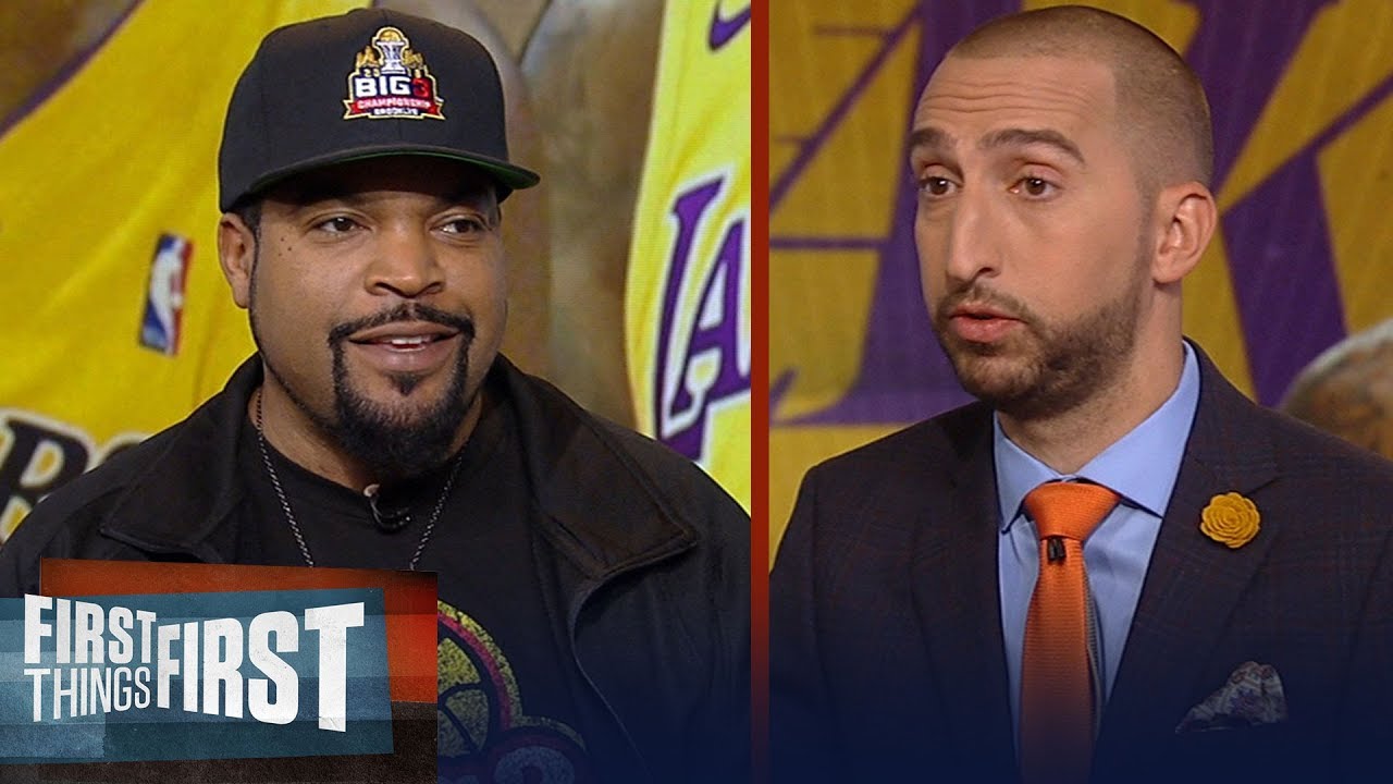 Ice Cube challenges Nick's Kobe vs. Duncan discussion, LeBron in LA | NBA | FIRST THINGS FIRST
