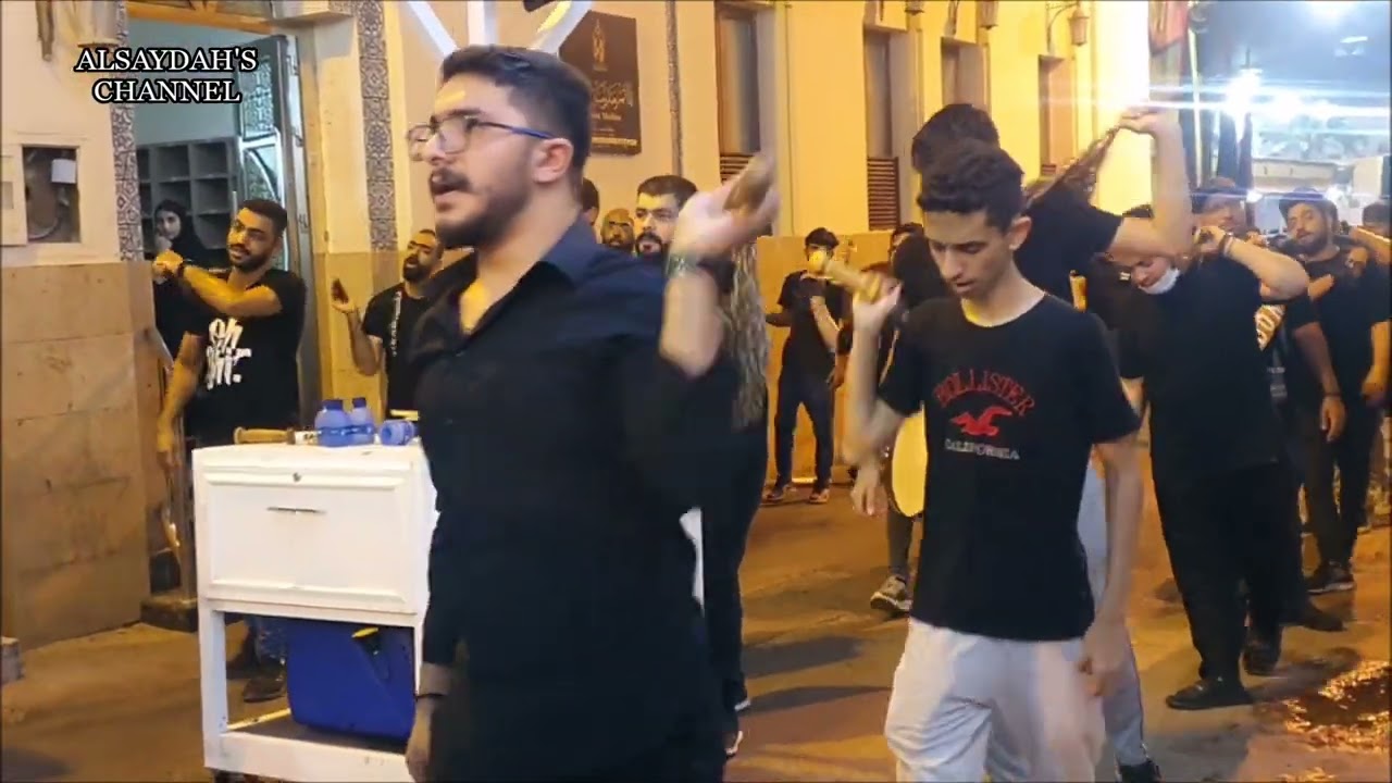 موكب زنجيل الزينبيه  ابراهيم القصاب   ليله تاسع محرم 1444   المنامه