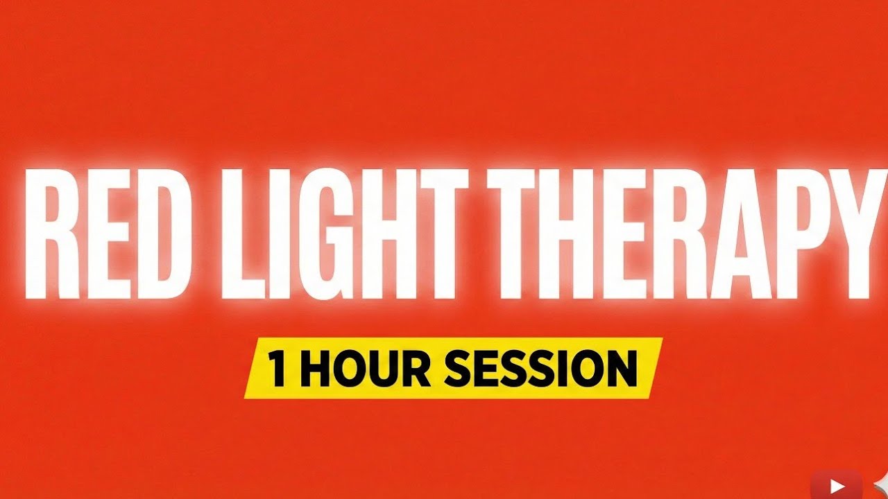 Red Light Therapy | 1 Hour Solid Red Screen | Visual Planet