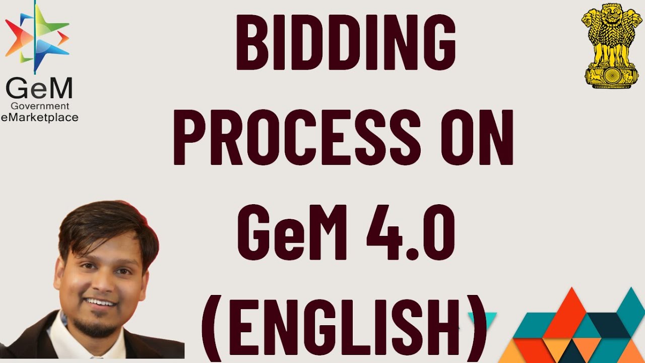 🔥 Bidding Process(English) on GeM 4.0 | GeM 4.0 Bid Creation explained in detail | GeM 4.0 Bidding.