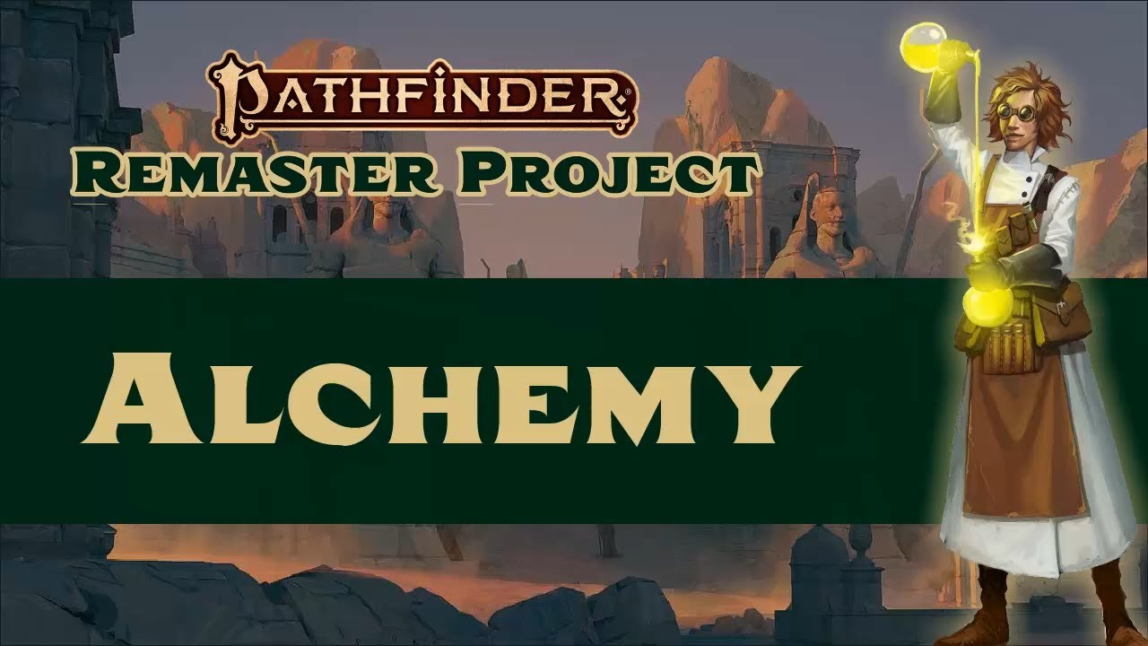 Pathfinder (2e Remastered): Алхимия
