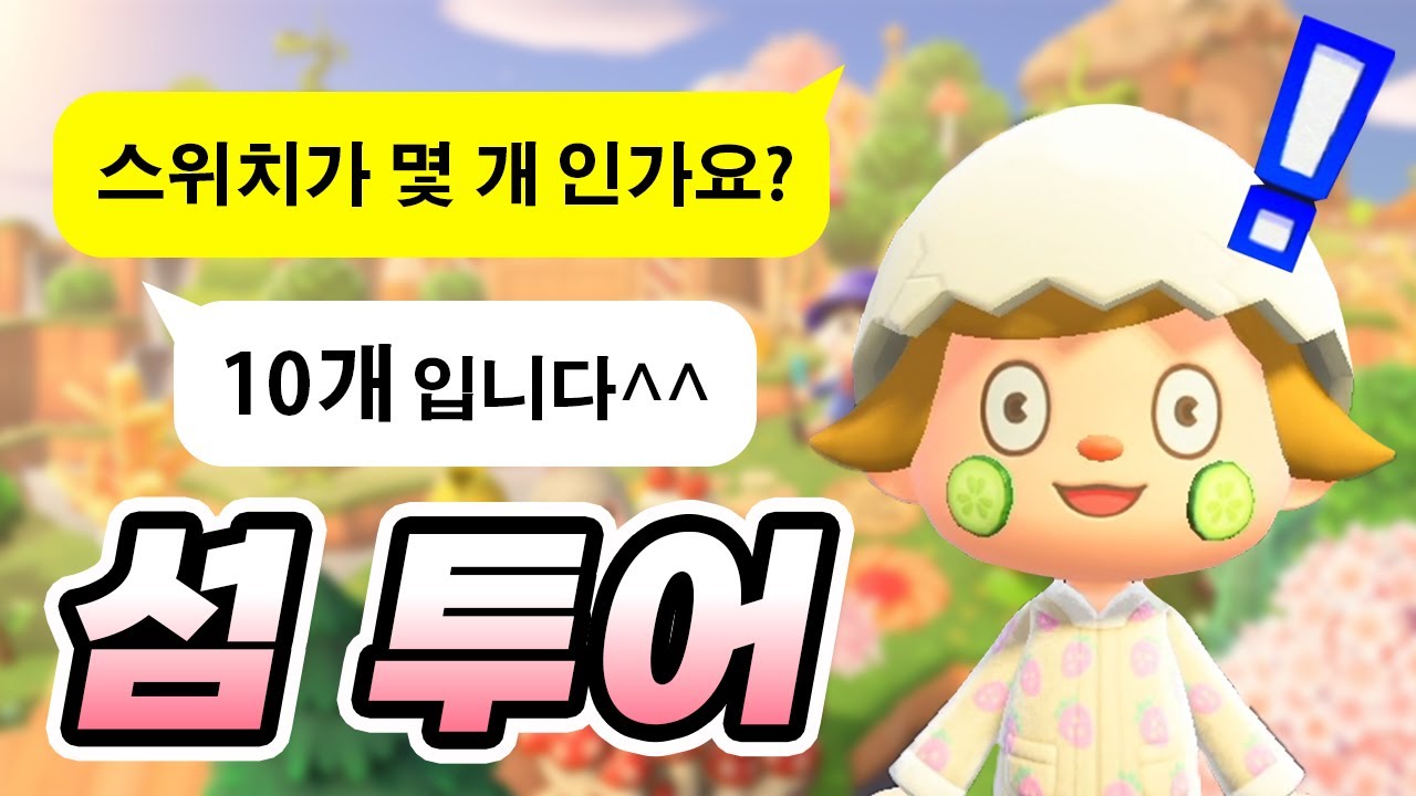 닌텐도가 10개라는 고인물 시청자 섬에 가봤습니다😱