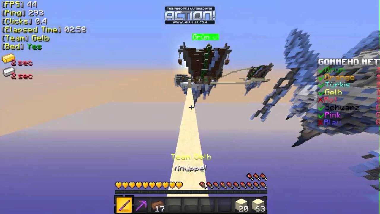 Minecraft Bedwars 8x1