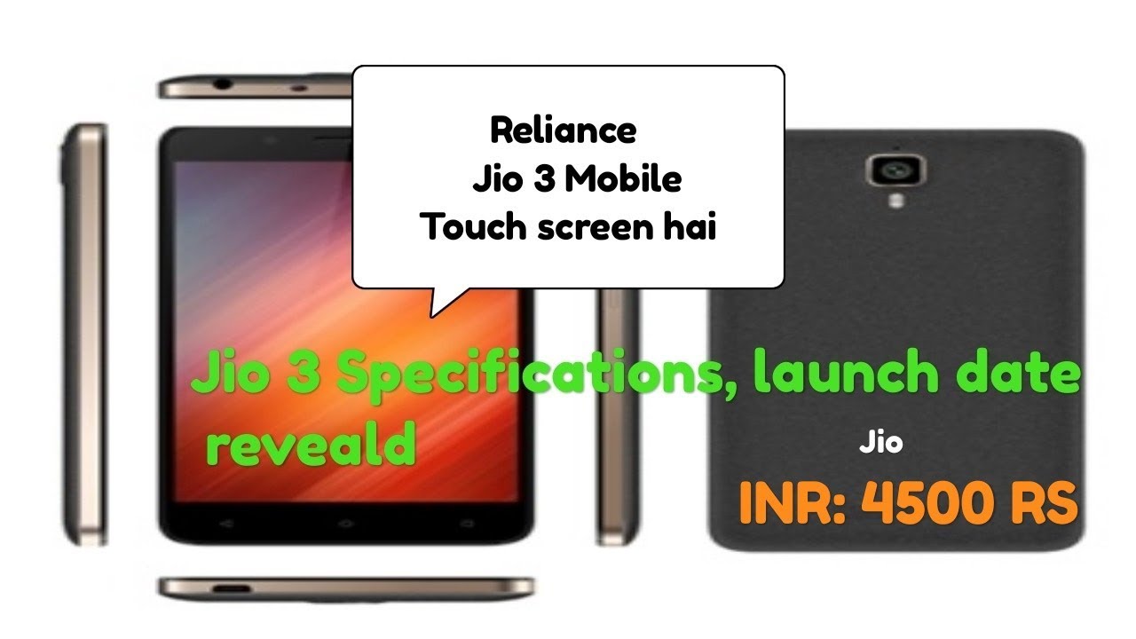 JIO PHONE 3 || REVEALED JIO PHONE 3 MOBILE FEATURES|| TOUCH SCREEN || JIO PHONE 3 SPECIFICATIONS