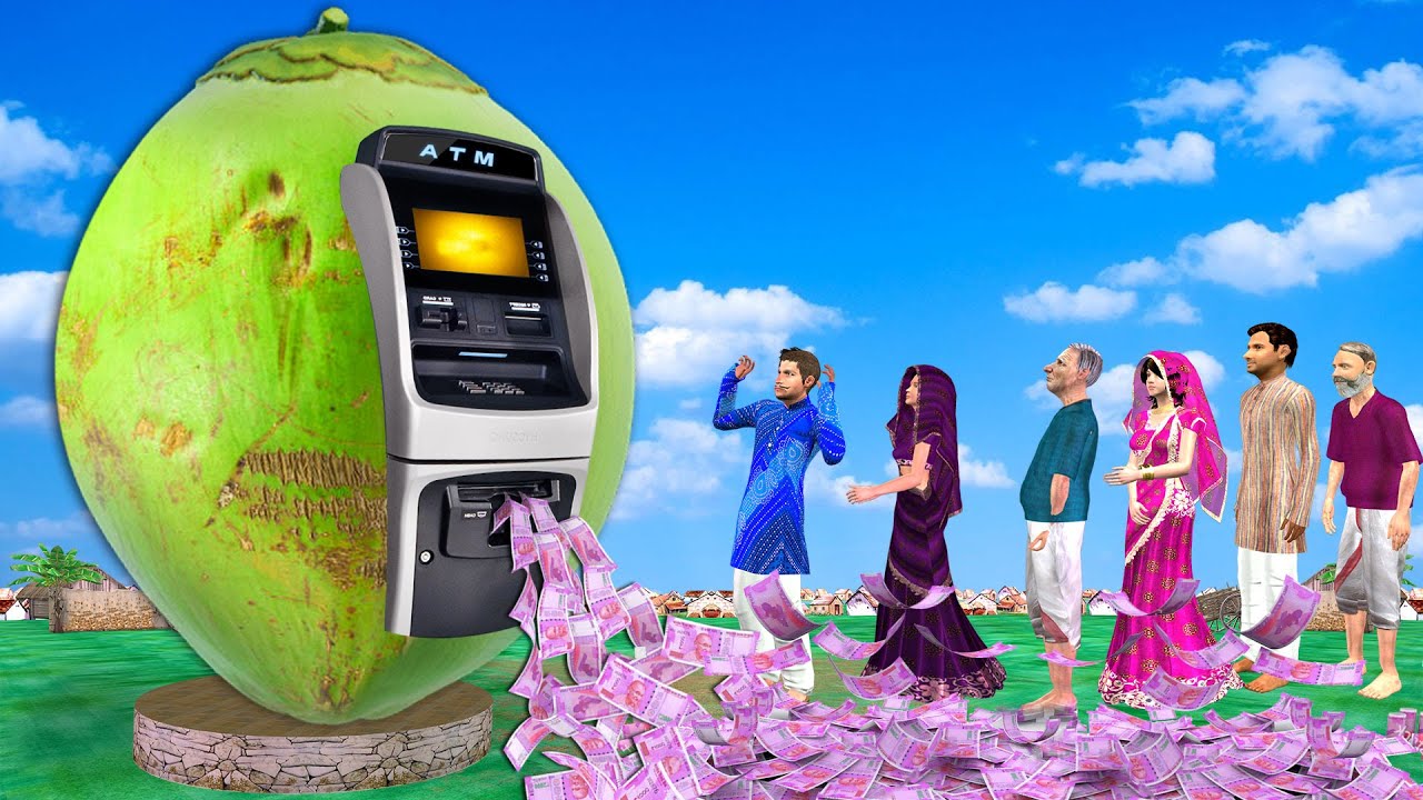 पैसे देने वाला जादुई नारियल एटीएम Magical Coconut ATM Money Funny Hindi Comedy Video