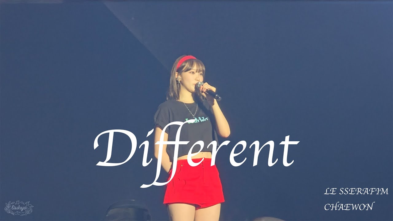 LE SSERAFIM (르세라핌) 'DIFFERENT'  ‘KIM CHAEWON' FanCam