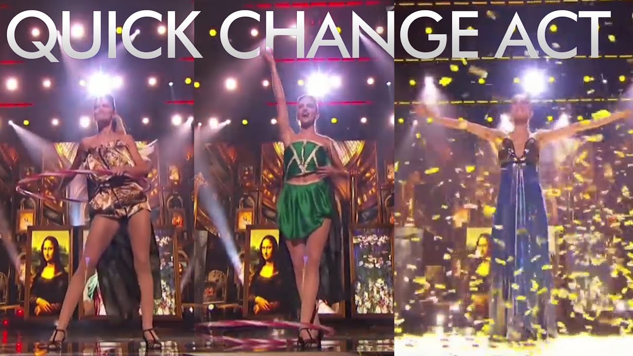 El Increíble Cambio de Vestidos  del America's Got Talent REVELADO