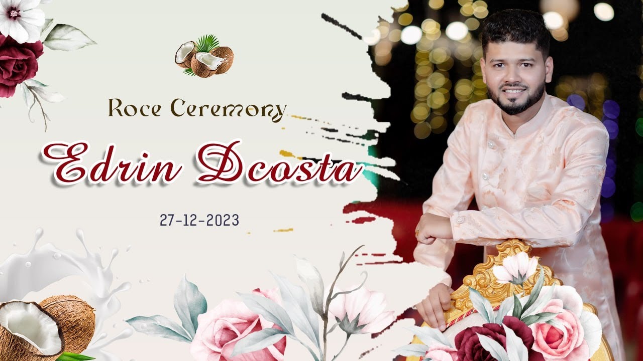 ROCE CEREMONY OF EDRIN DCOSTA | JAY PHOTOGRAPHY | TRADITIONAL CEREMONY  | MANGALORE  WEDDING