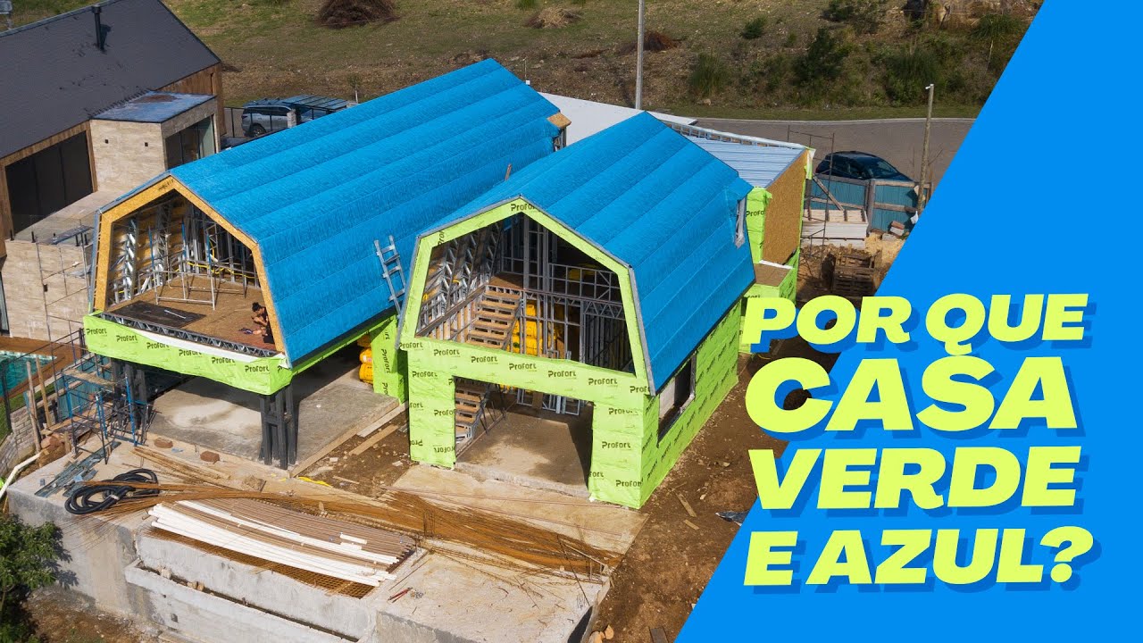 POR QUE A CASA TÁ VERDE E AZUL? - Diário de Obra 12