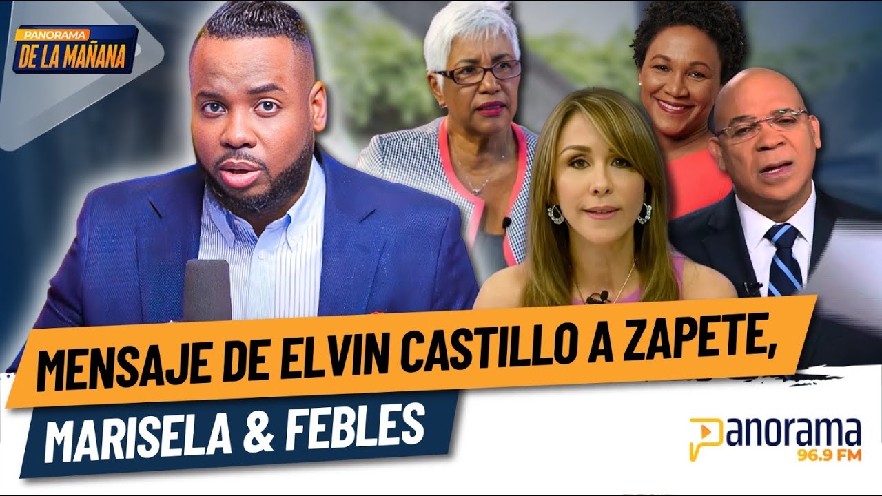 Elvin Castillo le dice sus verdades a Edith Febles, Marino Zapete y Mariasela Alvarez