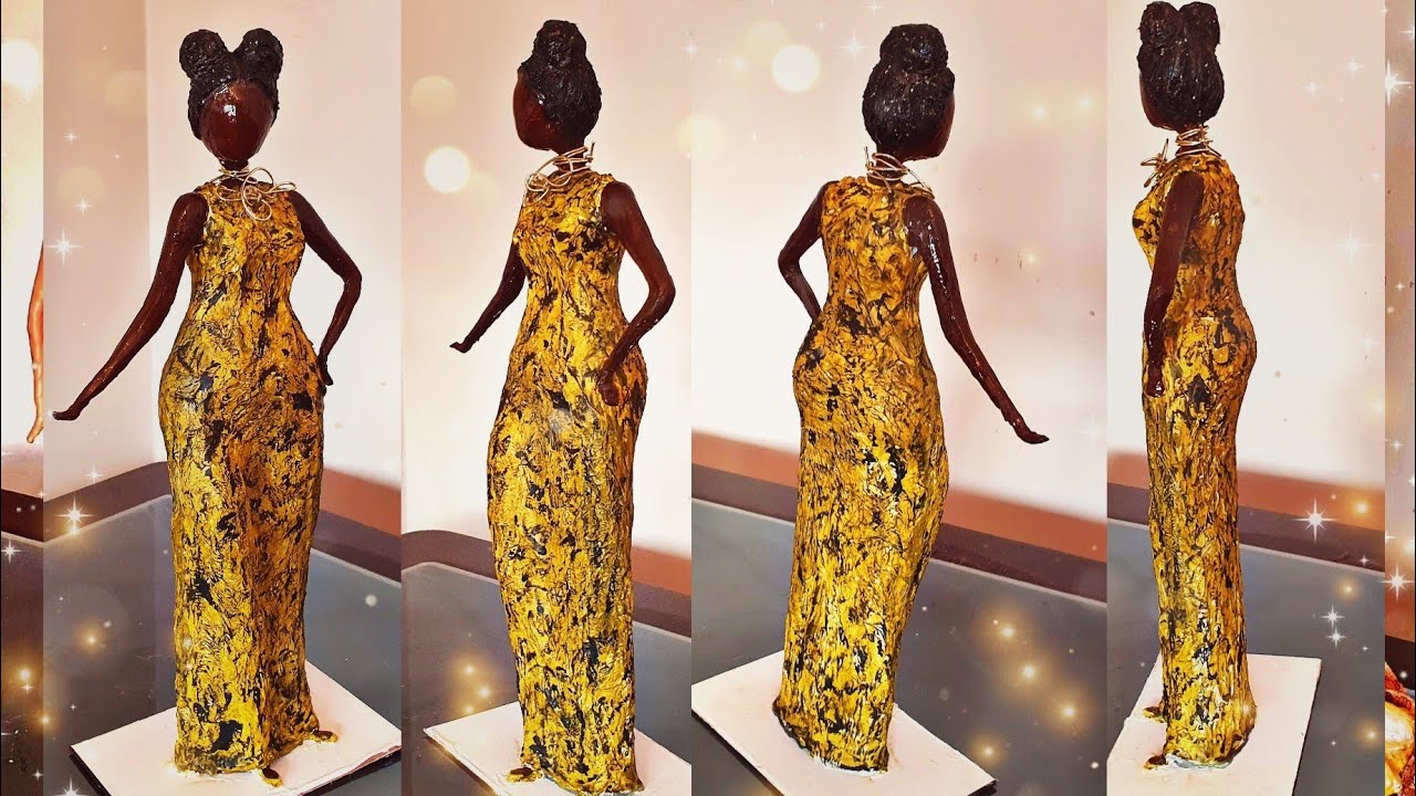 #dolls #plasticbottlecrafts Plastic Bottle Into A beautiful Doll/ How to make African Doll at Home: