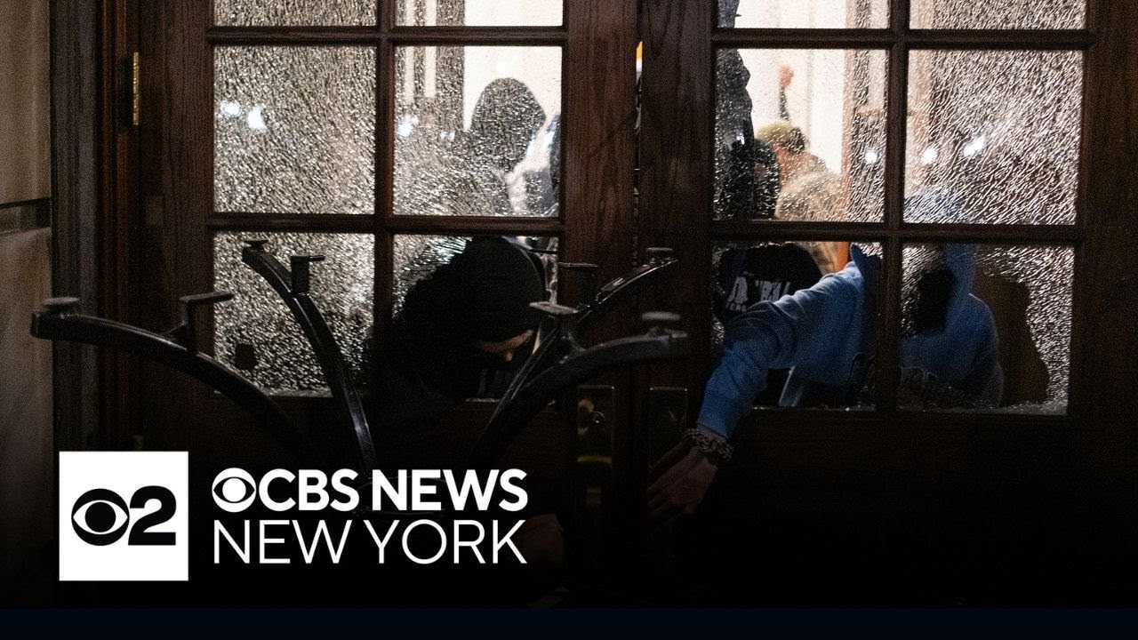 Barricaded Columbia students in campus building face expulsion