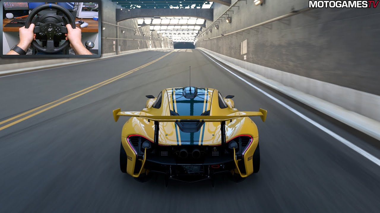 Gran Turismo 7 - 2016 McLaren P1 GTR | Thrustmaster T300RS Gameplay [PS5]