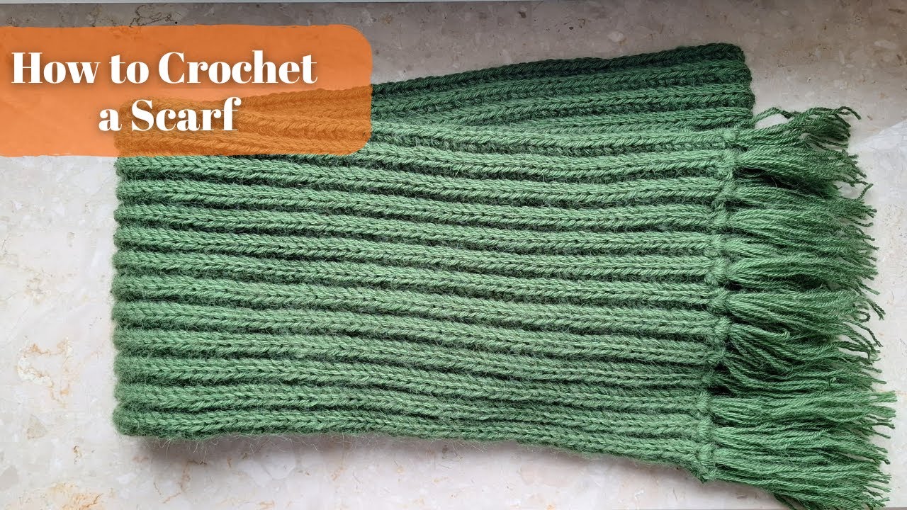 How to Crochet a Scarf | Beginner Friendly Tutorial | Any size