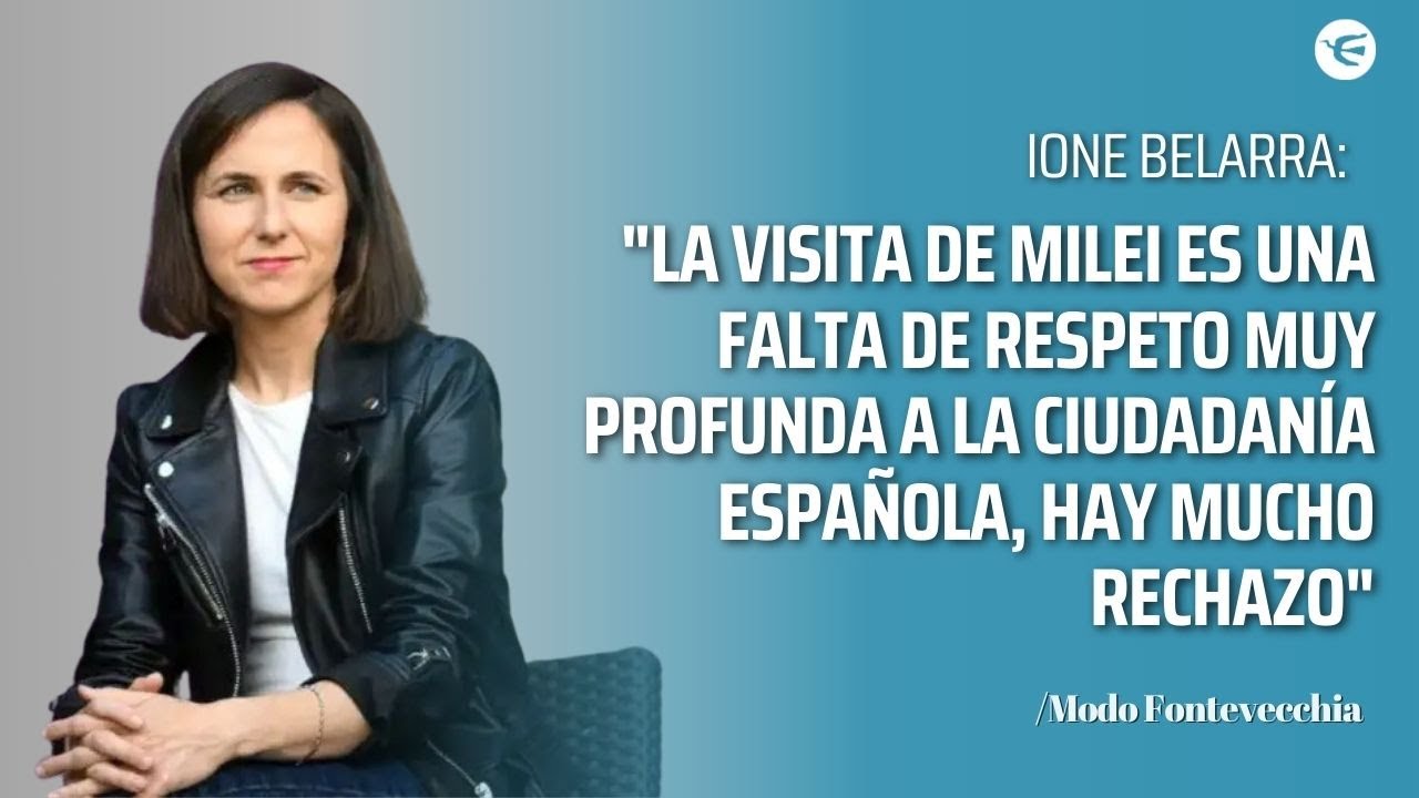 Ione Belarra criticó que Milei articule una visita con VOX en lugar de con el gobierno español.