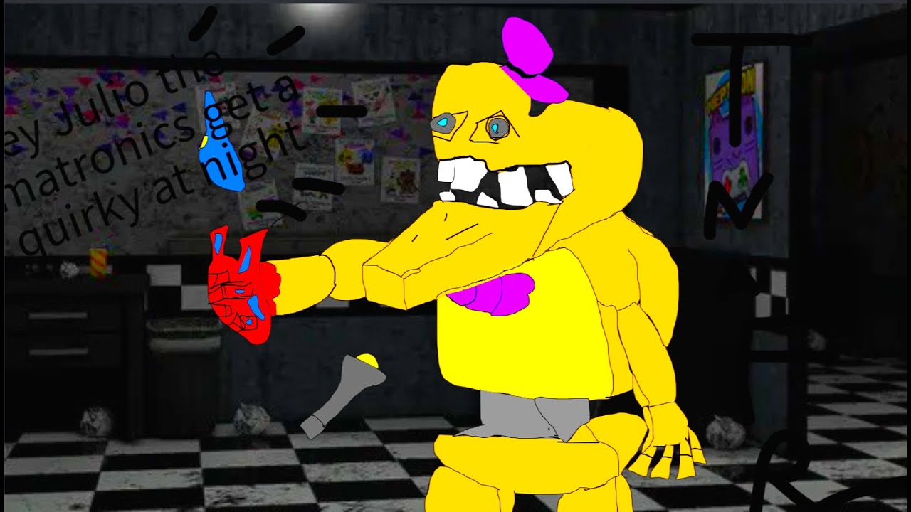 fighting for my life to not get chackled in TNAF