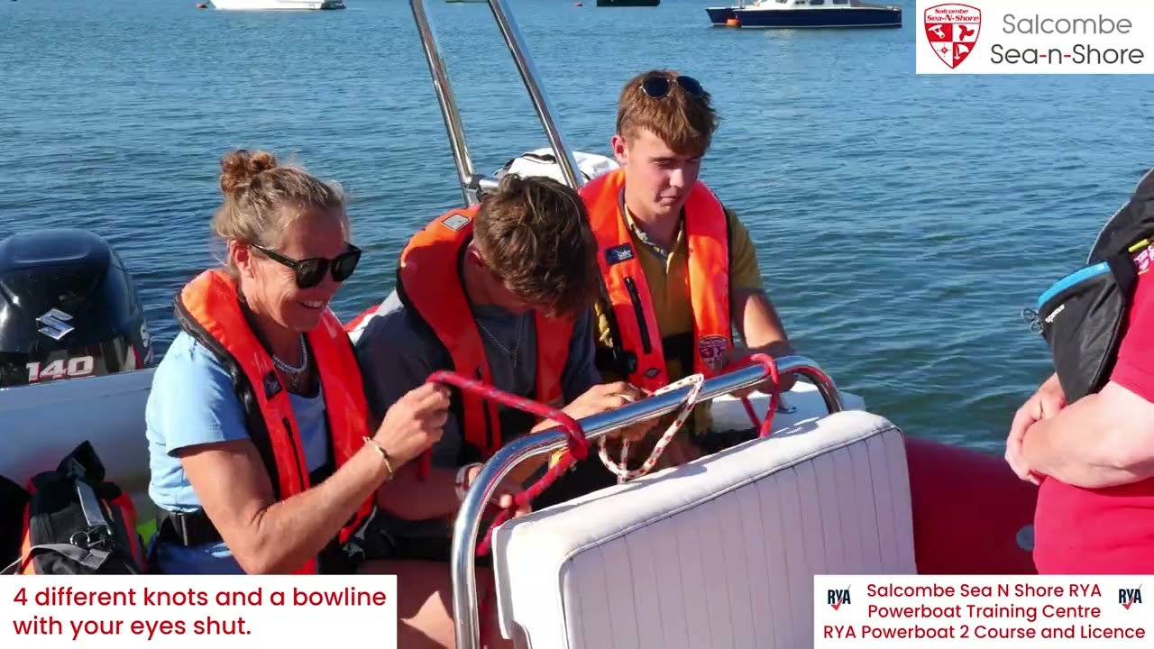 Salcombe Sea N Shore RYA Powerboat 2 Course