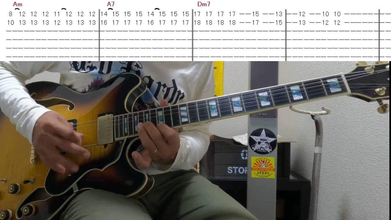 朝まで踊ろう/舘ひろし⭐︎Guitar cover⭐︎TAB付