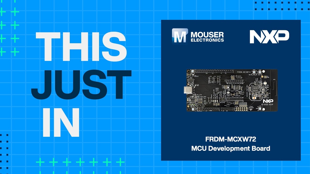 Плата разработки NXP Semiconductors FRDM-MCXW72 для микроконтроллеров: Только что стало известно!