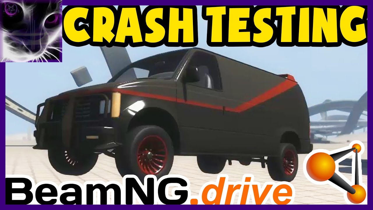 BeamNG - The A-TEAM Van Crash Testing