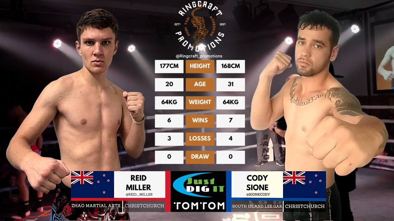 Reid Miller VS Cody Sione - ISKA Pro Kickboxing fight | Queenstown, New Zealand