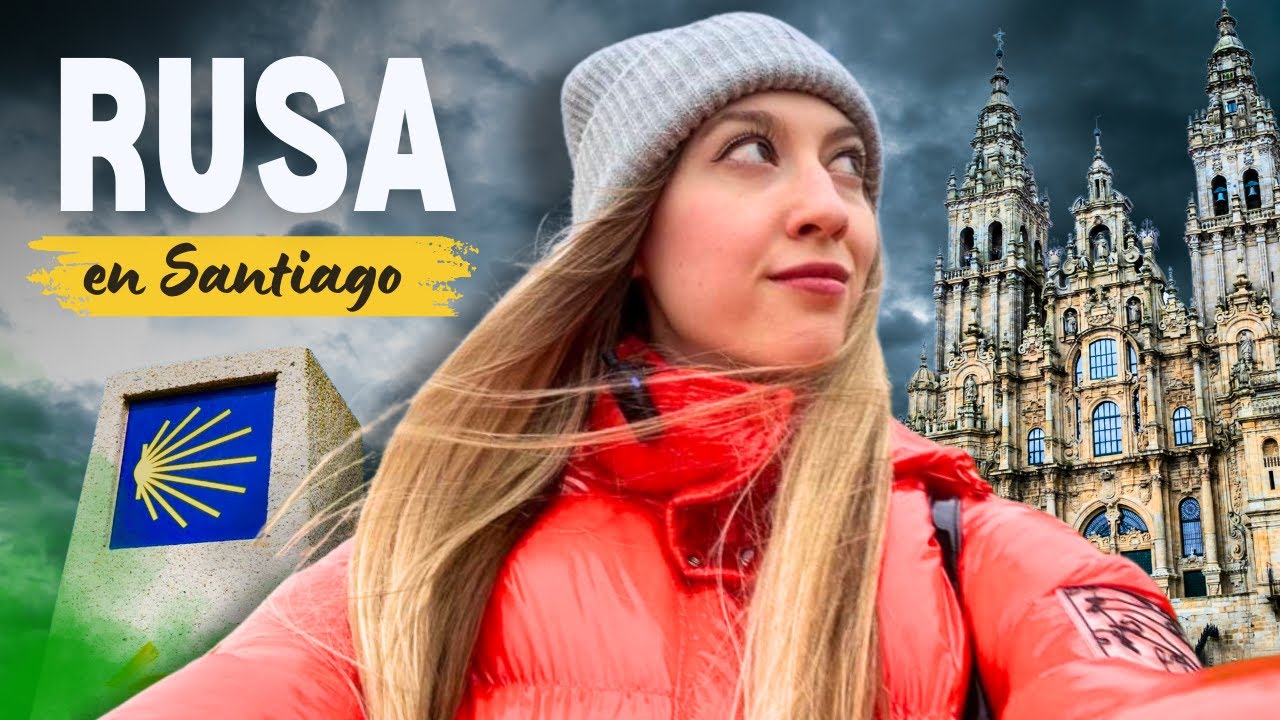 Rusa en Santiago de Compostela 🥶 El Día Más Frío del Año
