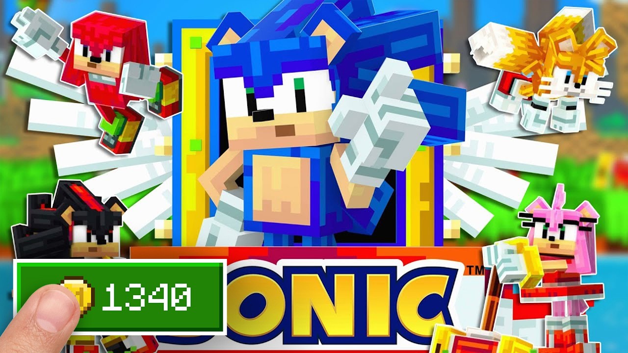 Minecraft: SONIC THE HEDGEHOG! (Bedrock DLC Mashup Pack!)