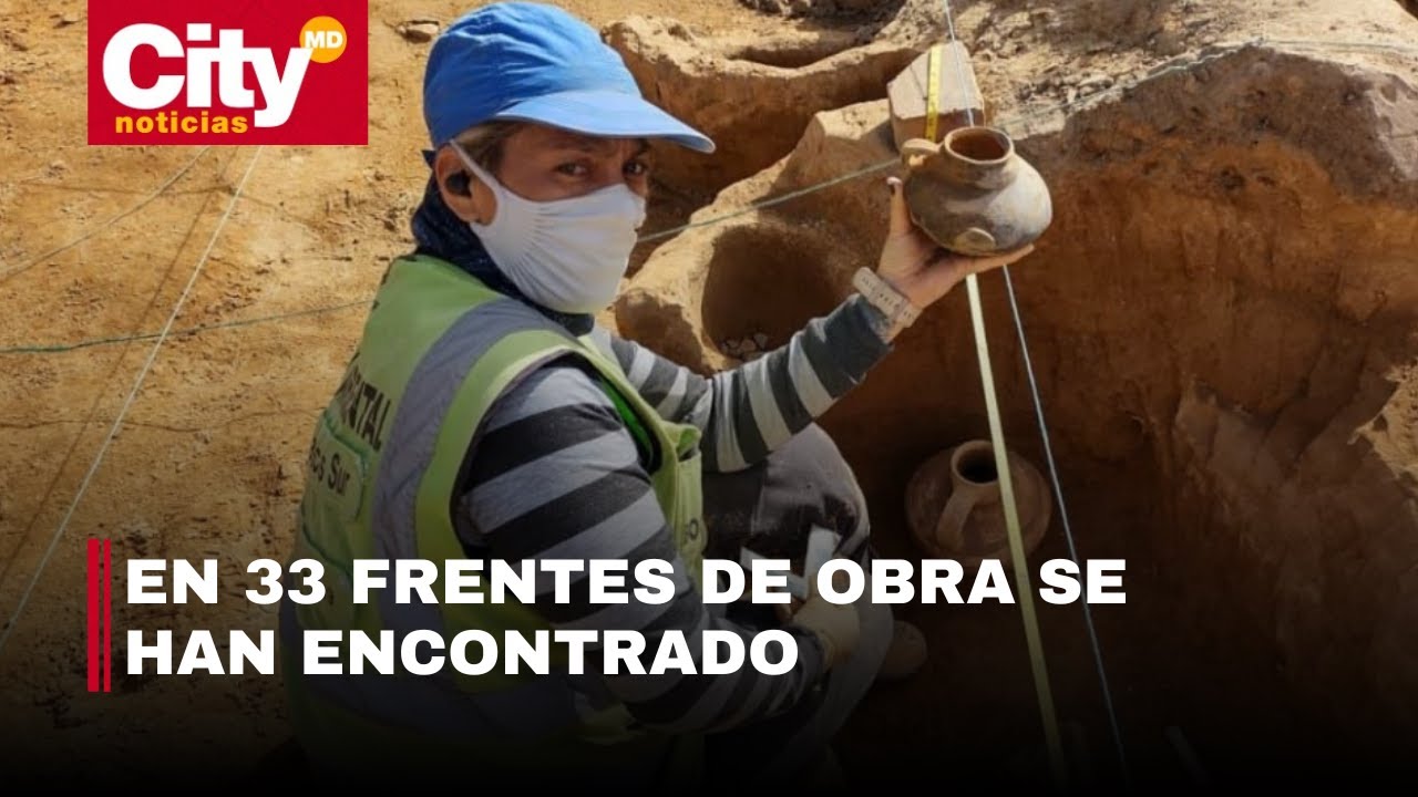 IDU ha encontrado más de 280 mil piezas arqueológicas en frentes de obra en Bogotá | CityTv