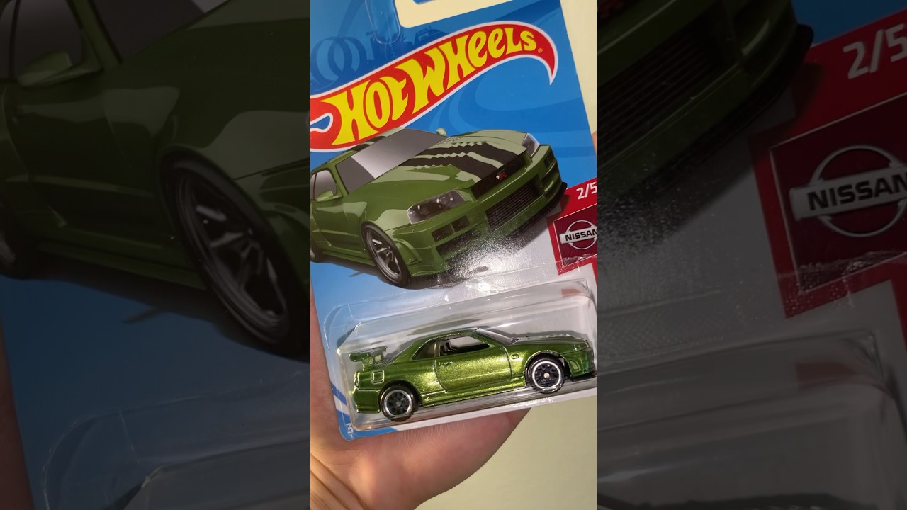 Nissan R34 Hotwheels Super Treasure Hunt🔥 #hotwheels #nissanr34 #supertreasurehunt #skyline