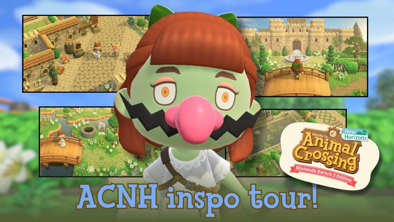 THIS ISLAND IS A CASTLETOWN??? ACNH Island Inspo and Tour!