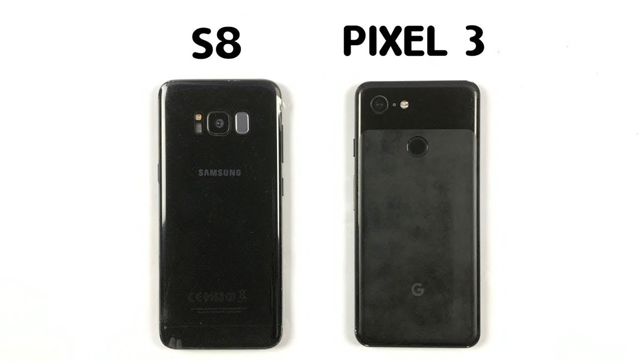 Google Pixel 3 Vs Samsung S8 Speed Test & Camera Comparison