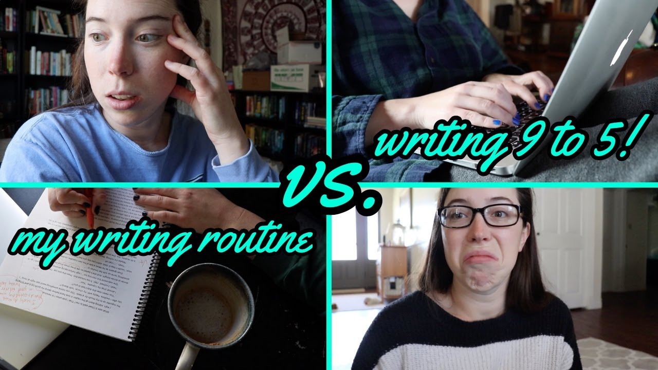 the 9 to 5 writing experiment // is my old work routine better??