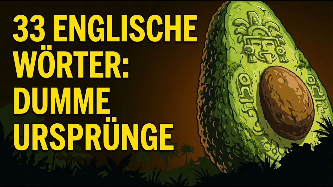 33 englische Wörter mit den dümmsten Ursprüngen