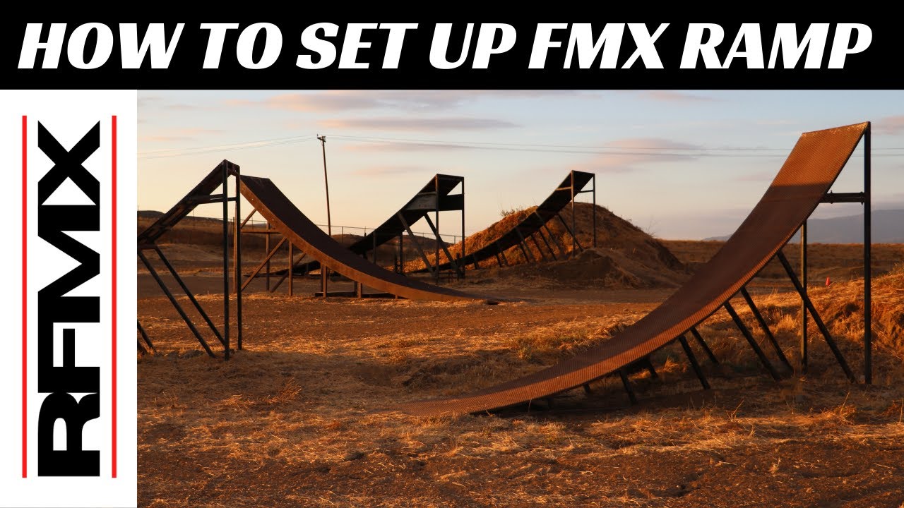 How to Set up a FREESTYLE MOTOCROSS RAMP  w/ RONNIE FAISST