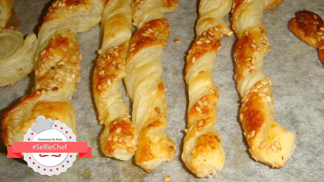 Bastoncini di pasta sfoglia al formaggio | SelfieChef