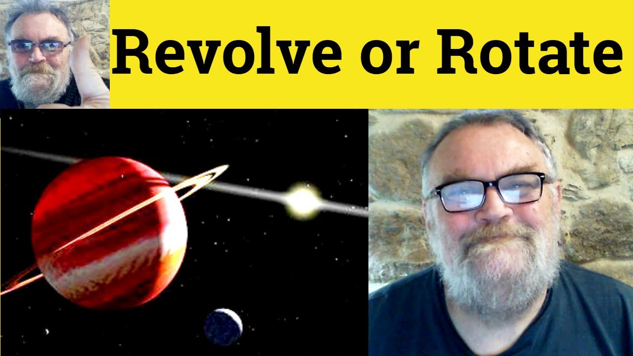 😎 Revolve vs Rotate Meaning - Rotating or Revolving Defined - Revolving Door Examples - Rotating